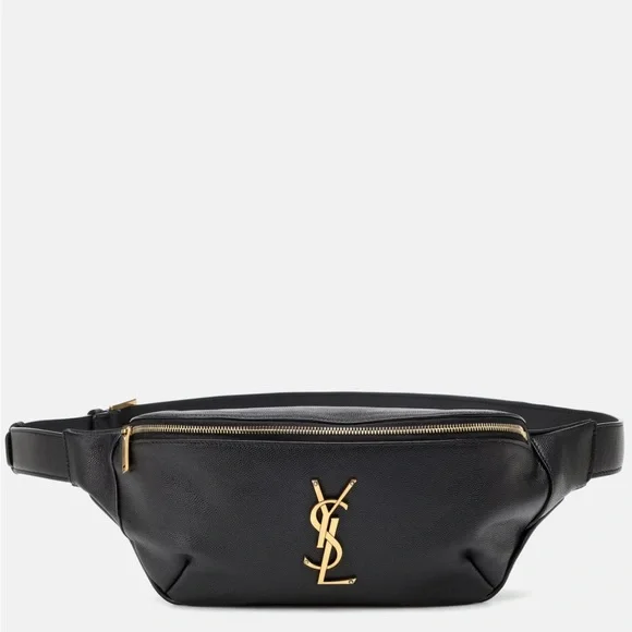 YSL Black Leather Belt Bag - Picture 4 of 9